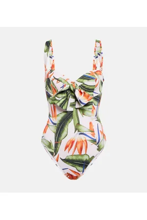 ALEXANDRA MIRO Carla floral printed swimsuit