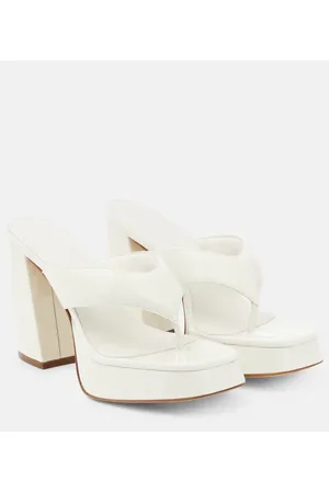 Gia Borghini Patent leather platform sandals