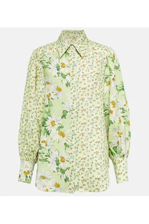 ALÉMAIS AlÃ©mais Astra floral linen shirt