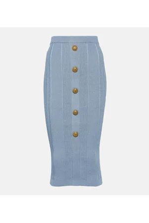 Balmain Knitted pencil skirt