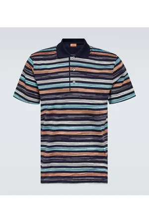 Missoni Striped cotton polo shirt