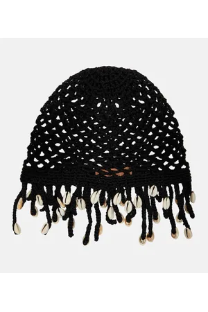 Alanui Mother Nature embellished crochet hat