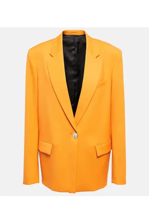 The Attico Bianca wool-blend blazer