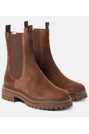 Gianvito Rossi Chester suede Chelsea boots