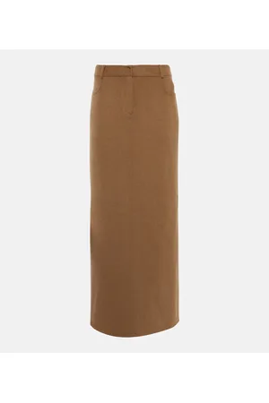 The Frankie Shop Malvo wool-blend maxi skirt