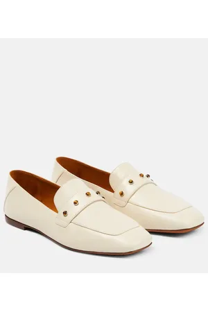 Chloé ChloÃ© Aurna embellished leather loafers