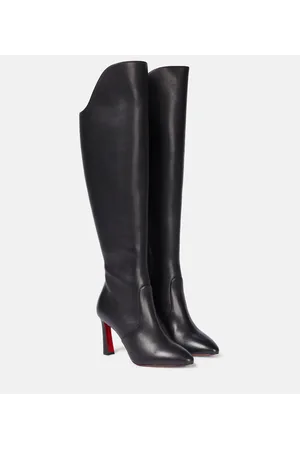 Christian Louboutin Eleonor Botta 85 leather knee-high boots