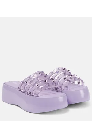 Jean Paul Gaultier X Melissa Becky Punk Love PVC platform slides