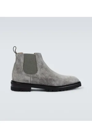 Manolo Blahnik Brompton suede Chelsea boots