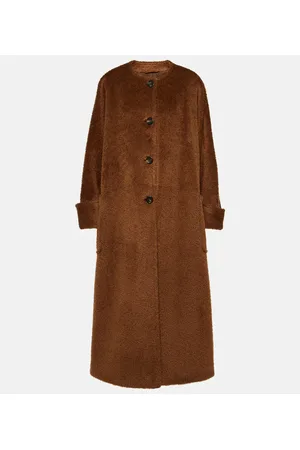 Max Mara Hudson oversized alpaca and wool coat