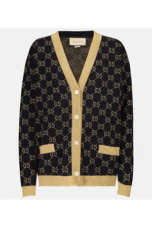 Gucci Cotton-blend lamÃ© cardigan
