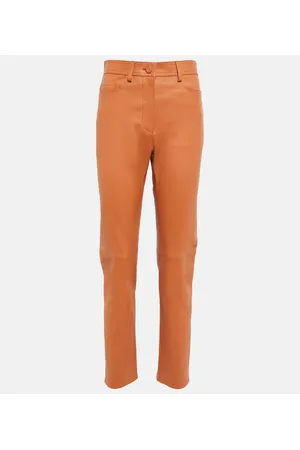 Joseph High-rise leather pants