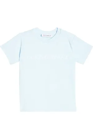 Dolce & Gabbana Baby logo cotton-blend jersey T-shirt