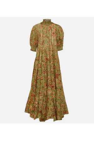 ZIMMERMANN Junie floral cotton maxi dress