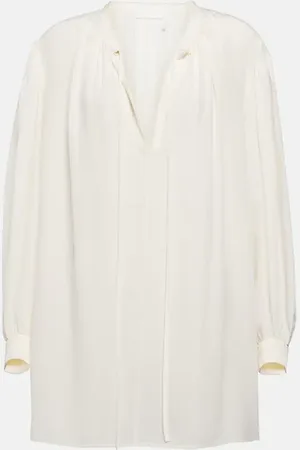 Chloé ChloÃ© Tie-neck silk satin shirt
