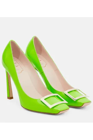 Roger Vivier Trompette 100 patent leather pumps