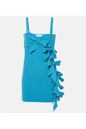 BLUMARINE Bow-detail minidress