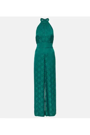 RIXO London Floral cutout wide-leg jumpsuit