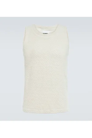 Jil Sander Cotton-blend tank top