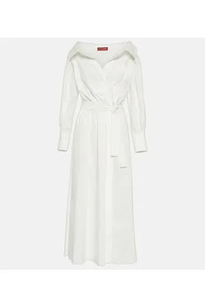 Altuzarra Lyddy cotton-blend wrap dress