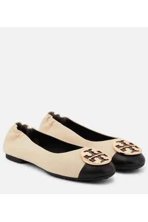 Tory Burch Claire leather ballet flats