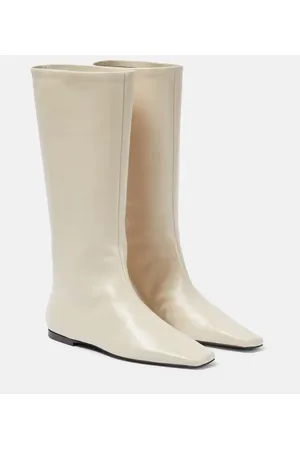 The Row Bette leather boots