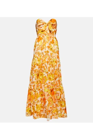 ZIMMERMANN Floral cotton maxi dress