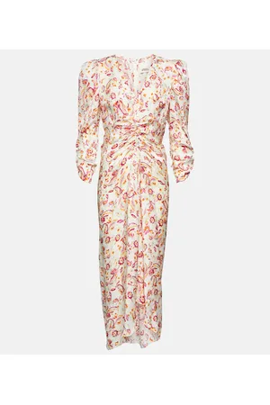 Isabel Marant Albini printed silk-blend midi dress