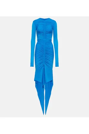 ALEX PERRY Marston satin midi dress