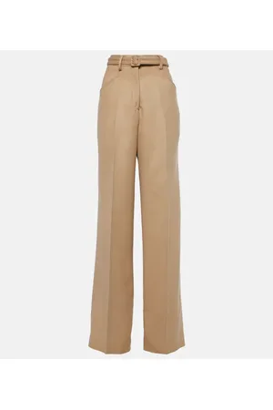 GABRIELA HEARST Norman high-rise silk wide-leg pants