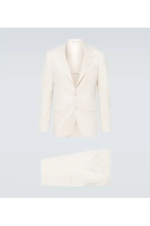Brunello Cucinelli Cotton and cashmere-blend suit