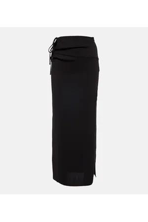 CHRISTOPHER ESBER Wraparound crÃªpe maxi skirt