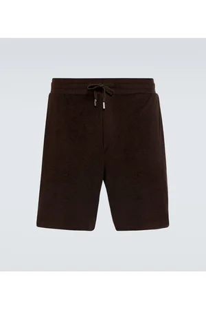 Frescobol Carioca Augusto cotton-blend terry shorts