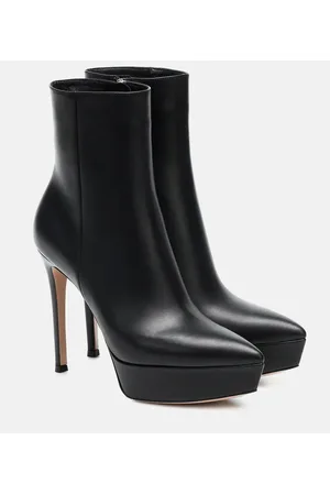 Gianvito Rossi Dasha leather ankle boots