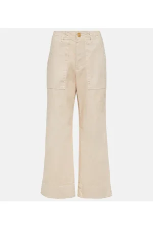 Velvet Mya cropped cotton wide-leg pants
