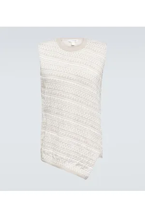 Comme des Garçons Comme des GarÃ§ons Shirt Intarsia-knit wool sweater vest