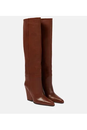PARIS TEXAS Jane leather knee-high boots