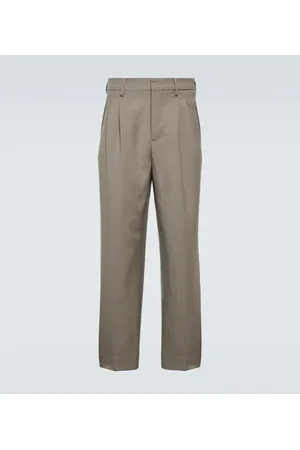 Ami Wool gabardine straight pants