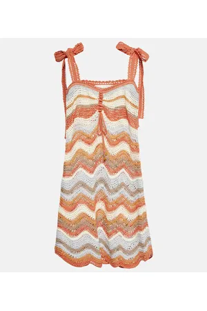 ZIMMERMANN Textured cotton minidress