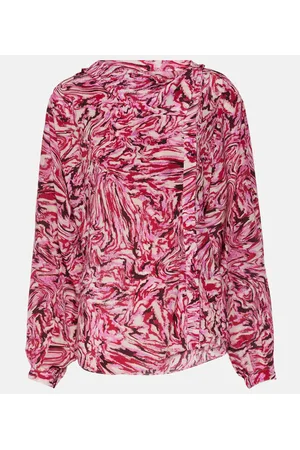 Isabel Marant Tiphaine printed silk blouse