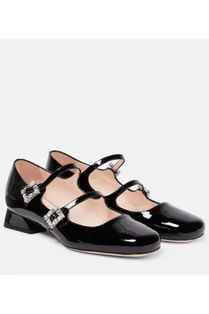 Roger Vivier Mini TrÃ¨s Vivier patent leather Mary Jane pumps