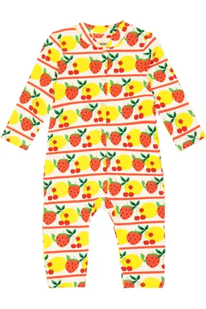 Mini Rodini Baby printed cotton-blend onesie