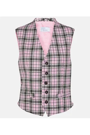 GIUSEPPE DI MORABITO Checked wool vest