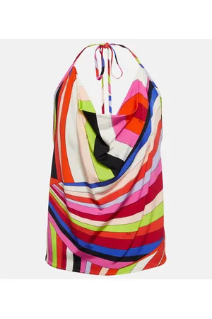Puccini Iride halterneck top