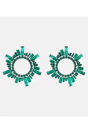 Amina Muaddi Begum crystal-embellished earrings