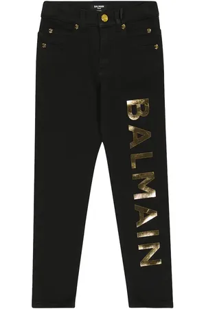 Balmain Logo cotton-blend pants
