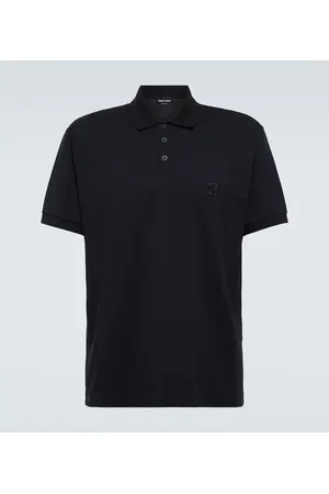 Giorgio Armani Cotton-blend polo shirt