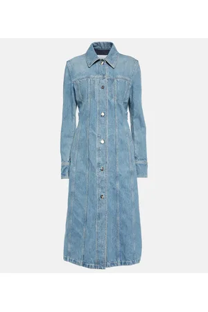 Salvatore Ferragamo Cotton denim shirt dress
