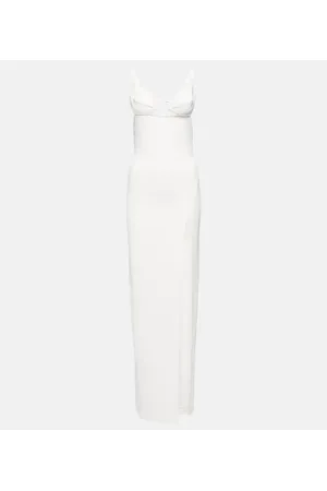 Nensi Dojaka Bridal cutout crÃªpe gown