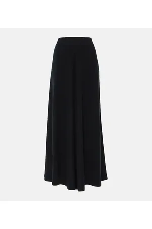 Jardin des Orangers Wool and cashmere maxi skirt
